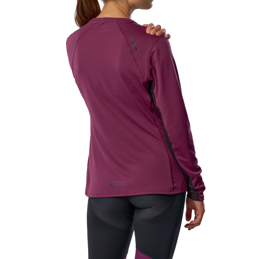 Mizuno Tech Thermal Charge Long Sleeve Tee Dark purple